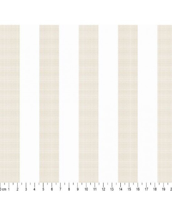 Tecido Fio Tinto Listrado L330 cor - 1033 (Bege)